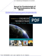 Full Download Solution Manual For Fundamentals of Engineering Thermodynamics 9th by Moran PDF Full Chapter