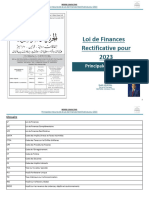 Commentaire Des Principales Mesures de La Loi de Finances Rectificative Pour 2023