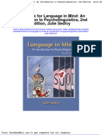 Full Download Test Bank For Language in Mind An Introduction To Psycholinguistics 2nd Edition Julie Sedivy 2 PDF Full Chapter