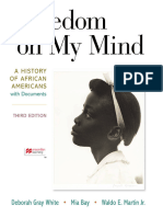 Dokumen - Pub Freedom On My Mind A History of African Americans With Documents 3nbsped 1319265677 9781319265670