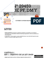 Ley 29459 de PF, DM y PS