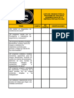 Lista de Chequeo PVE Pintuautos 2000