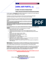 SA 01 Rev E December 4 2014 Starter Adapter Exchange Policy With Oil Flow On Back