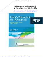 Full Download Test Bank For Lehnes Pharmacology For Nursing Care Burchum 9th Edition PDF Full Chapter