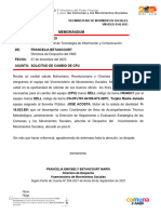 (Memo #0342) Solicitud de Cambio de Cpu Jose Acosta