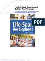 Full Download Test Bank For Life Span Development 18th Edition John Santrock PDF Full Chapter