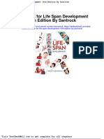 Full Download Test Bank For Life Span Development 16th Edition by Santrock PDF Full Chapter