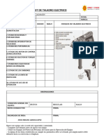 Check List de Taladro ELECTRICO