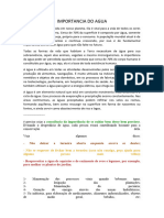 Sem Água Não Haveria Vida em Nosso Planeta