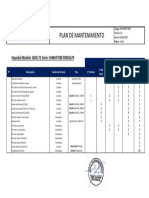 Plan de Mantenimiento TTPM-007 HYUNDAI 110D-160D-7E ADJUNTAR HISTORIAL MANTTO