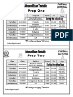 Advanced Prep1,2&3