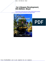 Full Download Test Bank For Lifespan Development 6th Edition Boyd PDF Full Chapter