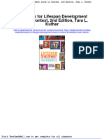 Full Download Test Bank For Lifespan Development Lives in Context 2nd Edition Tara L Kuther PDF Full Chapter