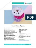 Kawaii Donut Crochet Pattern