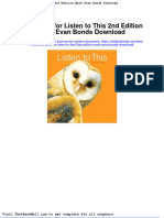 Full Download Test Bank For Listen To This 2nd Edition Mark Evan Bonds Download PDF Full Chapter