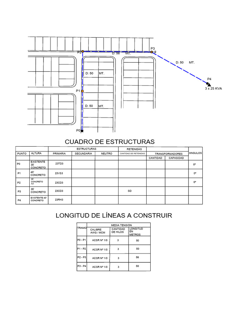 Plano - Prolongación de Línea - Villa Panamericana | PDF