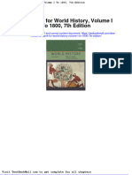 Full Download Test Bank For World History Volume I To 1800 7th Edition PDF Full Chapter