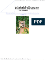 Full Download Test Bank For Living in The Environment Principles Connections and Solutions 17th Edition PDF Full Chapter