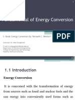 Chapter 1 Fundamental of Energy Conversion - (Updated)