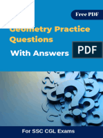 Geometry Practice Questions For SSC CGL