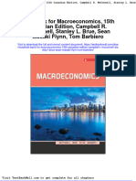 Full Download Test Bank For Macroeconomics 15th Canadian Edition Campbell R Mcconnell Stanley L Brue Sean Masaki Flynn Tom Barbiero PDF Full Chapter
