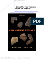 Full Download Solution Manual For How Humans Evolved 8th by Boyd PDF Full Chapter