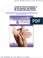 Full Download Solution Manual For Human Anatomy Physiology Cat Version 4th Edition Terry Martin Cynthia Prentice Craver PDF Full Chapter