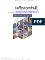 Full Download Test Bank For Macroeconomics 5th Edition Paul Krugman Robin Wells PDF Full Chapter