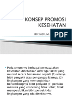 Konsep Promosi Kesehatan