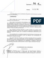 Decreto 84 GOB 2024