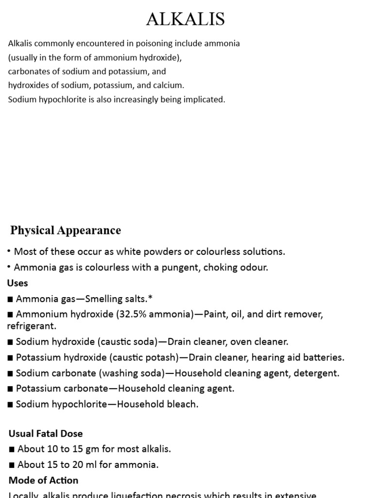 Alkalis | PDF | Sodium Hydroxide | Sodium Carbonate
