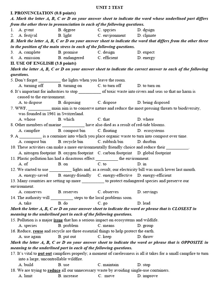 Grade10 Unit2 | PDF