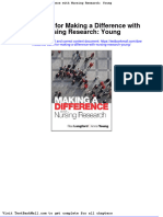 Full Download Test Bank For Making A Difference With Nursing Research Young PDF Full Chapter