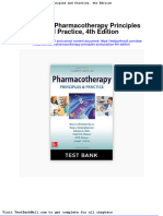 Full Download Test Bank Pharmacotherapy Principles and Practice 4th Edition PDF Full Chapter