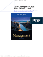 Full Download Test Bank For Management 12th Edition Richard L Daft PDF Full Chapter