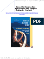 Full Download Solution Manual For Intermediate Accounting Principles and Analysis 2nd Edition by Warfield PDF Full Chapter