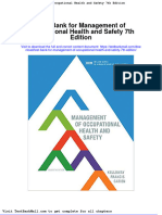 Full Download Test Bank For Management of Occupational Health and Safety 7th Edition PDF Full Chapter