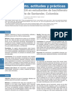 Conocimiento, Actitudes y Prácticas Frente Al VIH:SIDA en Estudiantes de Bachillerato de Cúcuta, Norte de Santander, Colombia