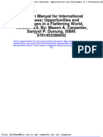 Full Download Solution Manual For International Business Opportunities and Challenges in A Flattening World Version 3 0 by Mason A Carpenter Sanjyot P Dunung Isbn 9781453386842 PDF Full Chapter