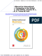 Solution Manual For International Business: Competing in The Global Marketplace, 12th Edition, Charles W. L. Hill, G. Tomas M. Hult