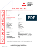 Spanish - MMA Technical Data and Standard Product Specification