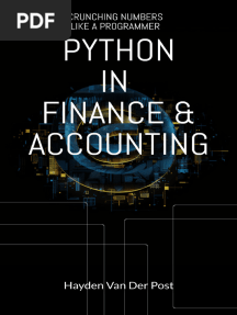 Python in Finance & Accounting - Van Der Post, Hayden