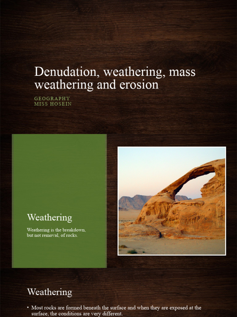 Understanding Weathering and Erosion | PDF | Erosion | Weathering