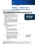 Migration Strategy - Student and Graduate Visa Measures Fact Sheet
