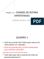 Post 2 - Exames Hipertensao Arterial