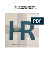 Full Download Test Bank For Managing Human Resources 9th Canadian by Belcourt PDF Full Chapter