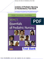 Full Download Wongs Essentials of Pediatric Nursing 9th Edition Hockenberry Test Bank PDF Full Chapter