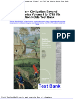 Full Download Western Civilization Beyond Boundaries Volume I To 1715 7th Edition Noble Test Bank PDF Full Chapter