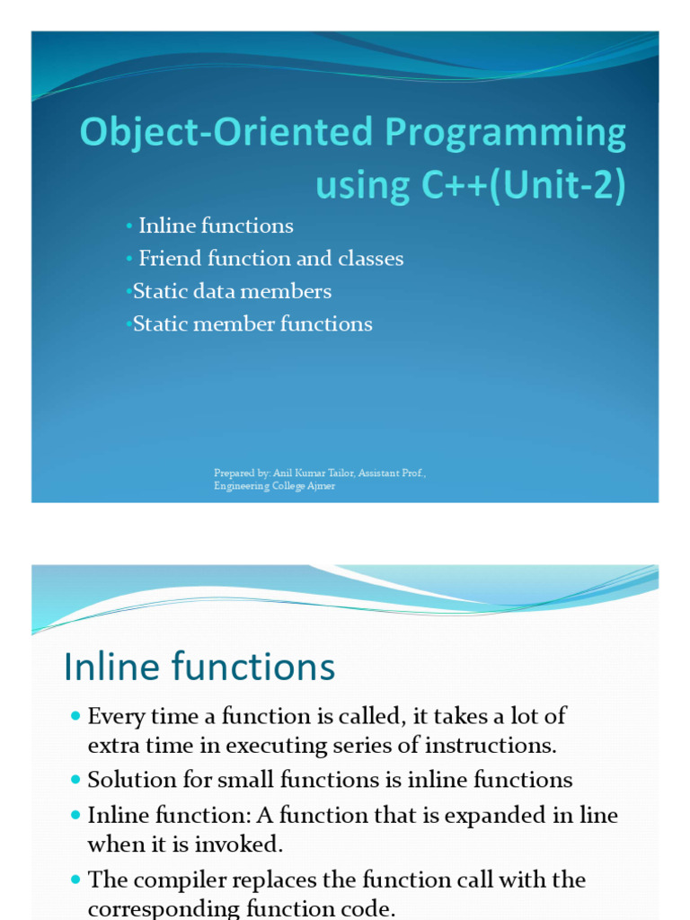 inline function | PDF