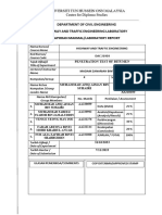 Penetartion Test of Bitumen Rubric